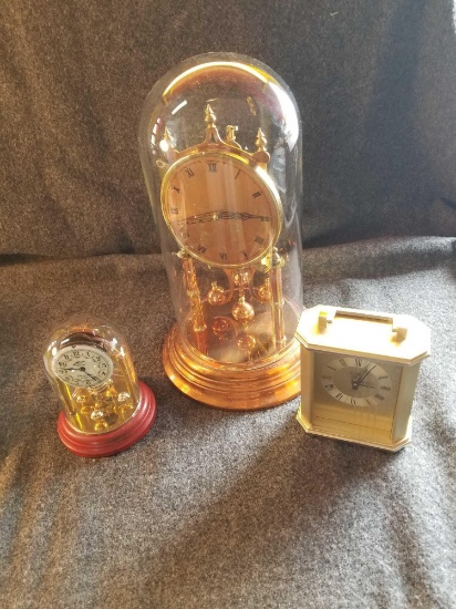 Anniversary clock, 2 small clocks