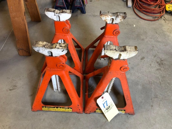(4) 5 ton jack stands