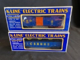 (2) K-Line B&O Box Car and CSX Gondola