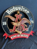 Budweiser King of Beers Sign