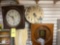 Stromberg electric clock, oak clock case, Seth Thomas clock face