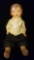 Unusual vintage composition sailor boy doll