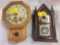 (2) Clocks (New Haven regulator, Waterbury no guts & needing repairs).