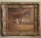 Exceptional antique oil painting in ornate frame signed F. Maurell