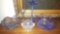 5 pieces of vintage glass