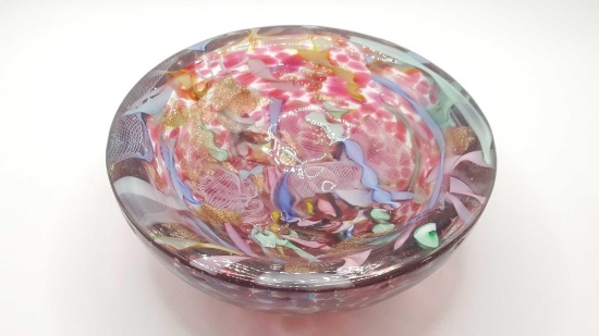 Vintage Murano / Venetian art glass bowl