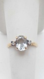 14kt yellow gold and gemstone ring