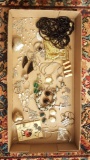 Box lot of unsorted costume jewelry