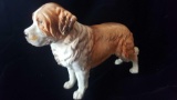 Great St Bernard dog figurine, 9 inches