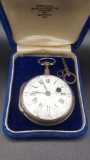 Early 18th century Tieche A' Reconvillier Swiss pocket watch w/ key