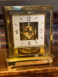 LeCoultre Atmos 15-Jewel brass clock, 9 1/4