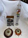 (4) Barometers & thermometers.