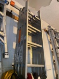 Krause folding aluminum ladder