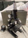 AO Spencer microscope w/ case.