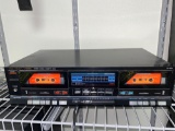 Fisher Studio Standard CR-W55 stereo double cassette deck.
