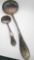 Old silverplated Reed and Barton ladle & Sterling ladle