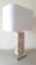 Beautiful contemporary shell inlaid table lamp