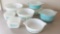 8 pcs of vintage Pyrex, BUTTERPRINT pattern