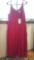 Never worn, DRESS THE POPULATION red gown dress, size large