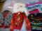 (5) Christmas holiday sweaters, sizes L & XL, (1) size M white sweater, hat.