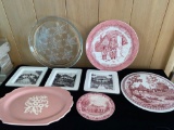 (3) Brunelli Italian scene plates, Spode 