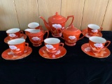 (15) Pc. Made in China tea set.