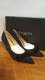 Ladies Talbots plaid heels, size 8M