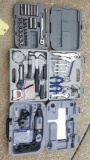 Tool lot: Craftsman metric socket set, hand tools, Dremel - all in cases