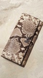 Michael Kors reptile pattern wallet, never used