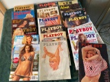 (20) Playboy magazines (1965, 1975, early 2000s).