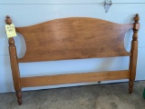 Maple dble. bed headboard only.