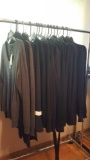 20 DESIGNER ladies long sleeve black sweater tops: L to XL