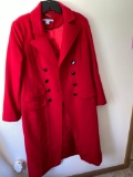 Antonio Melani size 12 red coat.
