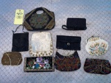 (10) Beaded purses.