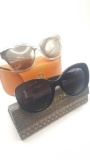Two pairs of ladies sunglasses: Tory Burch and La Vita
