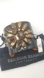 Erickson Beamon jeweled flower cuff bracelet