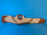 quality Beretta leather and cloth gun case waist pouch