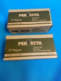 (2) Boxes Perfecta 357 Magnum