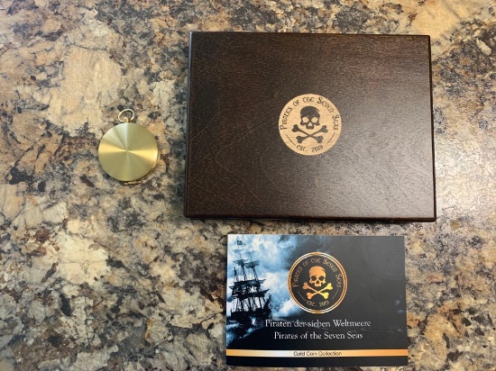 Pirates of the Seven Seas Minted Gold Set