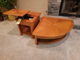 Lift Top Coffee Table and Side Table
