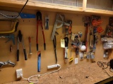 Tools and Hardware on Wall