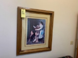 Pears Painting with Wooden Frame