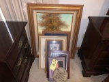 Assortment of Pictures with Frames