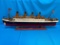 Titanic boat model wooden 32 inches long