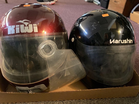 2 nice helmets