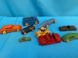 1950s toy metal cars 2 to 6 inches long