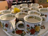Villeroy and Boch in Germany coffee cups and plates