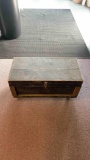 Antique tool chest on wheels