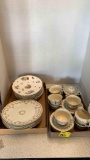 German Dresden plates, Haviland plates, Syracuse China