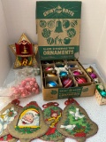 vintage Christmas items, shiny brite and some other miscellaneous Christmas